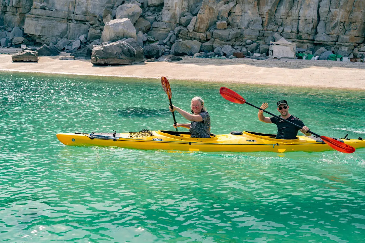 Sortie en Kayak dans les eaux de Musandam