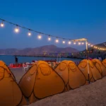 Camping sur la plage à Khasab Musandam